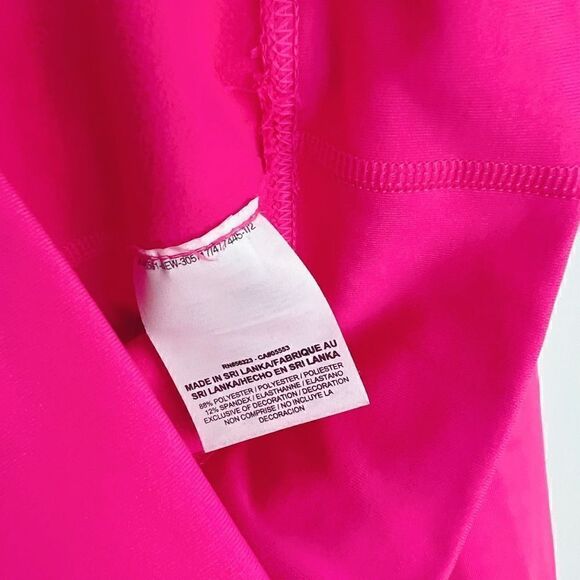 Nike Pro Dri Fit Turtleneck Long Sleeve Base Layer Warm Shirt Hot Pink XS - Picture 6 of 7